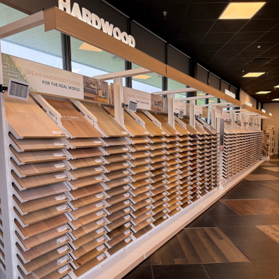 Hardwood flooring display